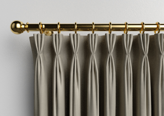 Shima Faux Silk, Pewter - Made to Measure Curtains - Image 11